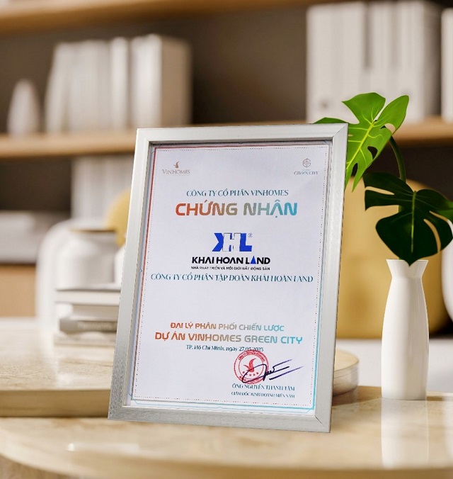 Khai Hoan Land - Strategic Distributor of Vinhomes Green City Project