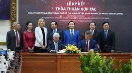 HCM City, AMD sign MoU on AI, technology development