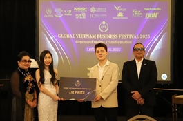 Global Vietnam Business Startup 2025 winners announced