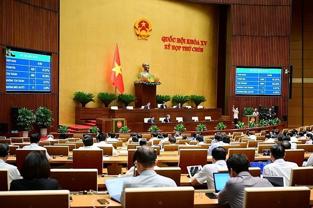 The National Assembly voted the amended Law on Product and Goods Quality. Photo: MoST