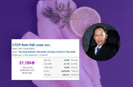 ANV tăng trần, lập đỉnh gần 3 năm sau cú lao dốc tháng 4