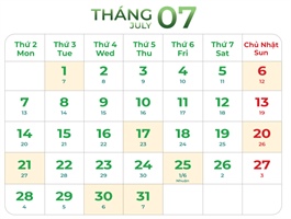 [IR AWARDS] Lịch công bố thông tin tháng 07/2025 cần nhớ