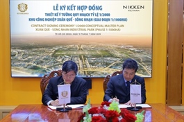 Strategic planning deal signed for eco-industrial park in southern Vietnam