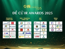 Lộ diện 36 Đề cử IR Awards 2025, sẽ mở bình chọn chính thức từ 1/8