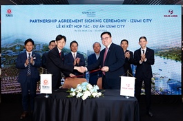 Nam Long chào đón đối tác Nhật Bản Tokyu Corporation vào dự án Izumi City