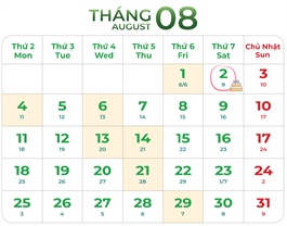 [IR AWARDS] Lịch công bố thông tin tháng 08/2025 cần nhớ