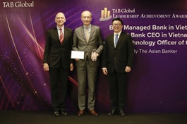 Techcombank CEO Jens Lottner honoured as Best Bank CEO in Việt Nam
