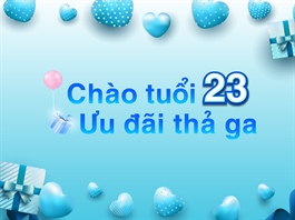 Chào tuổi 23, ưu đãi thả ga với các sản phẩm dịch vụ của Vietstock trong tháng 8