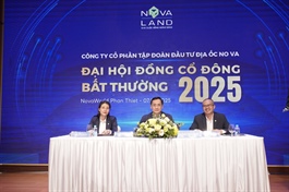 ĐHĐCĐ bất thường 2025 Novaland thông qua phương án phát hành cổ phiếu để hoán đổi khoản nợ hơn 8.7 ngàn tỷ đồng
