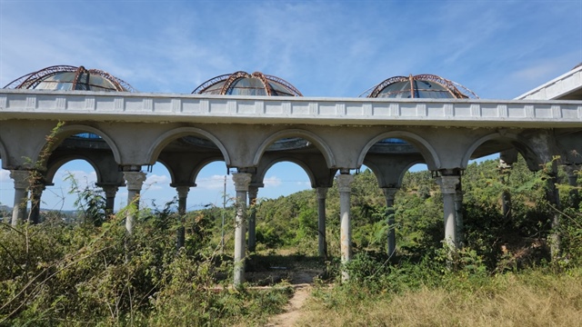 Dự án Sài Gòn Đại Ninh hoang tàn. Ảnh VT.