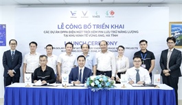 VinEnergo deploys solar power projects for three factories in Hà Tĩnh Province