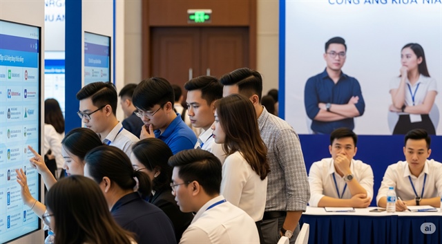 Có tới 85% doanh nghiệp thừa nhận gặp khó khi tuyển nhân viên chính thức/thực thi và 66% cũng đối mặt với thách thức tương tự ở cấp chuyên viên/trưởng nhóm. Ảnh: AI/QH