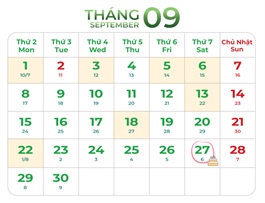 [IR AWARDS] Lịch công bố thông tin tháng 09/2025 cần nhớ