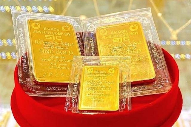 Giá vàng miếng trong nước tiến sát 134 triệu đồng/lượng