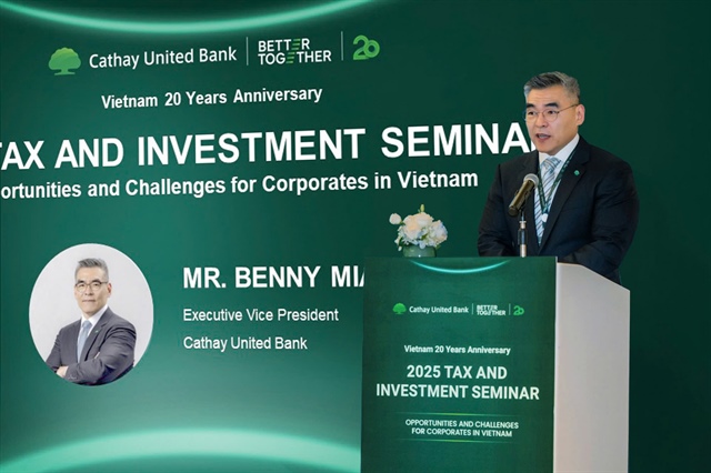 Cathay United Bank hosts Tax and Investment seminar on tariff impacts and supply chain shifts