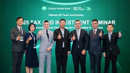 Cathay United Bank hosts Tax and Investment seminar on tariff impacts and supply chain shifts