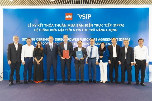 Lego Manufacturing Vietnam signs direct power purchase agreement with VSIP