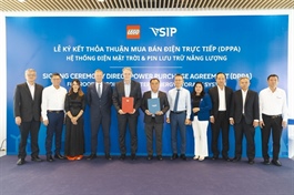 VSIP, LEGO sign direct power purchase agreement