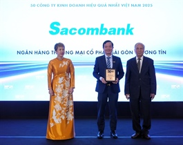 Sacombank a fixture in Việt Nam’s Top 50 Best-Performing Companies