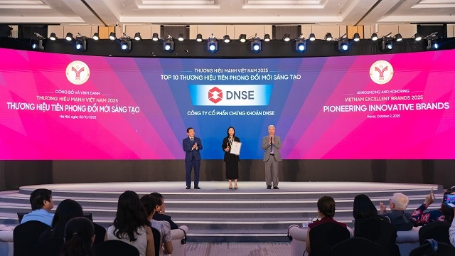 DNSE nhận giải thưởng Thương hiệu mạnh lần thứ tư liên tiếp