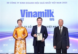 Vinamilk named among Việt Nam’s Top 50 Most Effective Companies for 14th consecutive year