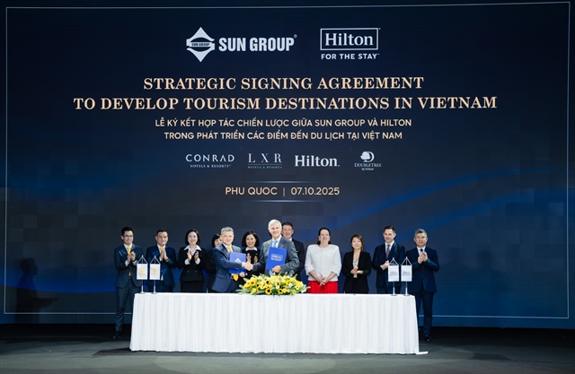 Hilton grows luxury portfolio in Vietnam with Sun Group