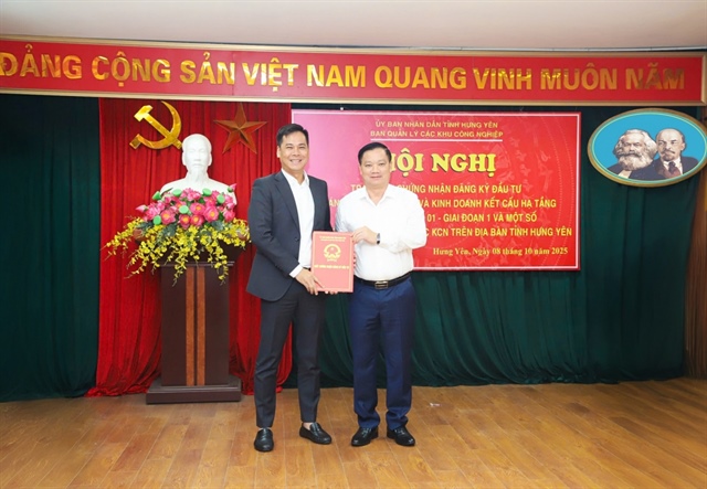 Viglacera Hung Yen granted investment approval for industrial park