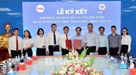 EVNNPT signs $27m loan contract for transmission line project