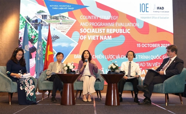 Over 100 participants joined the National Roundtable to share ideas and recommendations for Viet Nam’s rural future. Photo: IFAD