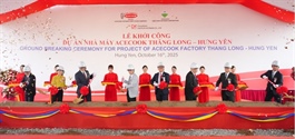 Acecook Vietnam starts construction of new factory