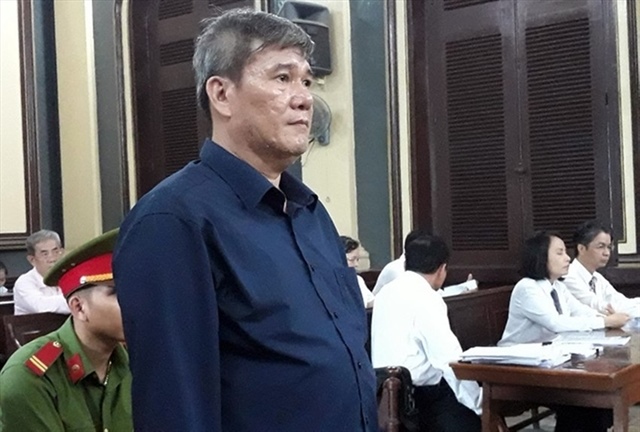 Dương Thanh Cường trong một phiên xét xử. Ảnh: PL