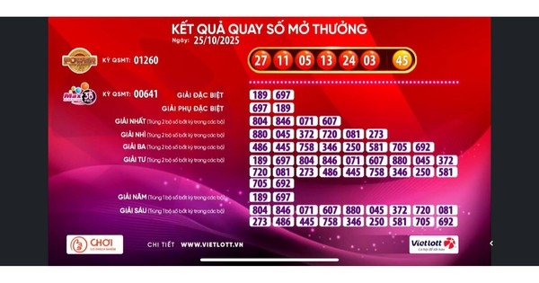 Giải Jackpot 2 của xổ số Vietlott lại có vé trúng
