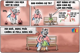 VN-Index liên tục giảm điểm