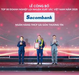 Sacombank maintains strong performance, ranks among Việt Nam’s most profitable enterprises