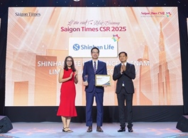 Shinhan Life Vietnam receives 'Corporate for the Community' title for second consecutive year