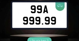 Biển số 99A-999.99 của Bắc Ninh chốt giá gần 28 tỷ đồng, liệu có lại bỏ cọc?