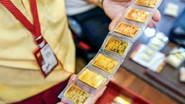 Hai thương hiệu vàng trong nước phiên sáng nay giảm mạnh tới 1,4 triệu đồng