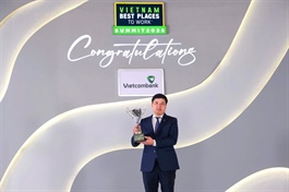 Vietcombank tops banking workplace rankings for 10th consecutive year