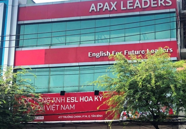 Trung tâm Anh ngữ Apax Leader là một đơn vị thuộc hệ sinh thái của Shark Thủy. Ảnh: PLO