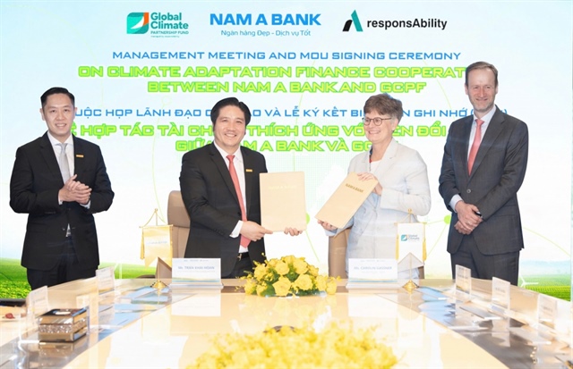 Nam A Bank and GCPF partner on climate adaptation finance