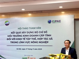 Việt Nam completes business environment index for cooperatives
