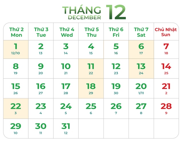 [IR AWARDS] Lịch công bố thông tin tháng 12/2025 cần nhớ