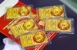Giá vàng nhẫn tiếp tục giảm