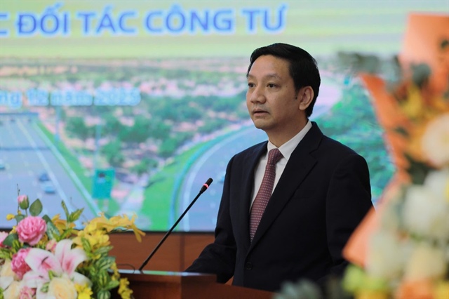 Cục trưởng Cục Đường bộ phát biểu tại lễ ký kết. Ảnh: K.HỒNG