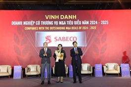 SABECO honoured at Vietnam M&A Forum for outstanding deal of 2024-2025