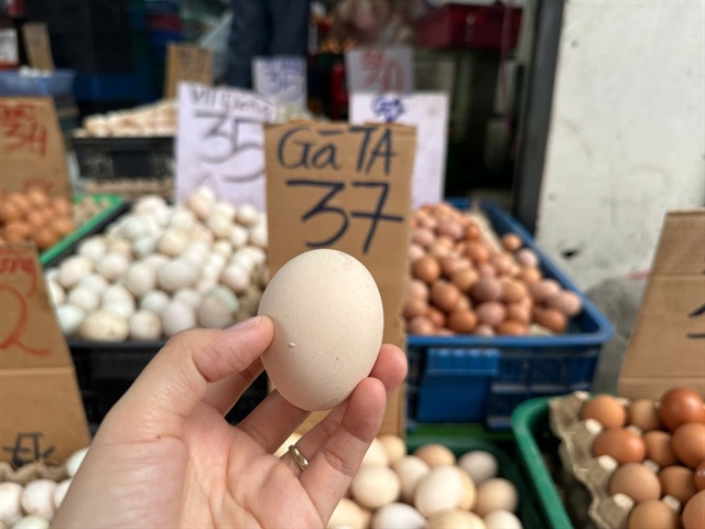 Giá trứng gà đã tăng gấp 2,5 lần so với hồi giữa năm. Ảnh: THU HÀ