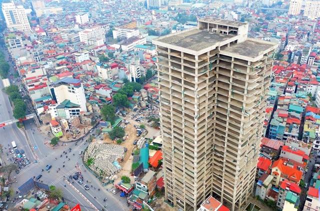 Dự án "đất vàng" Láng Hạ tại Hà Nội xây tới tầng 28 rồi bỏ hoang lại về tay KBC