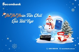 Sacombank triển khai chương trình ưu đãi thẻ dịp Noel và cuối năm 2025