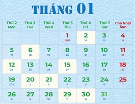 [IR AWARDS] Lịch công bố thông tin tháng 01/2026 cần nhớ