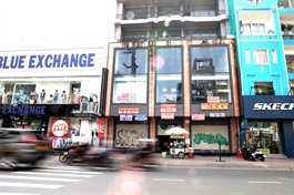 Series of street shops in HCM City close